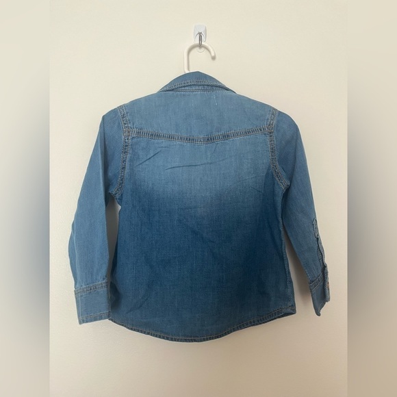 Sfera Denim shirt boys blue long sleeves cotton - Picture 8 of 13